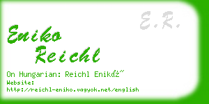 eniko reichl business card